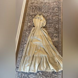 XXS Jcrew cut out dress khaki